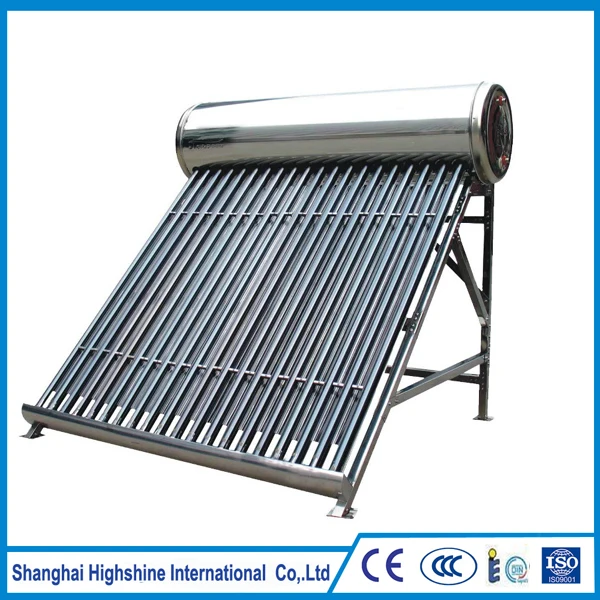 Free sample food grade silicon rubber hose pipe nonpressure all stainless steel solar water heater