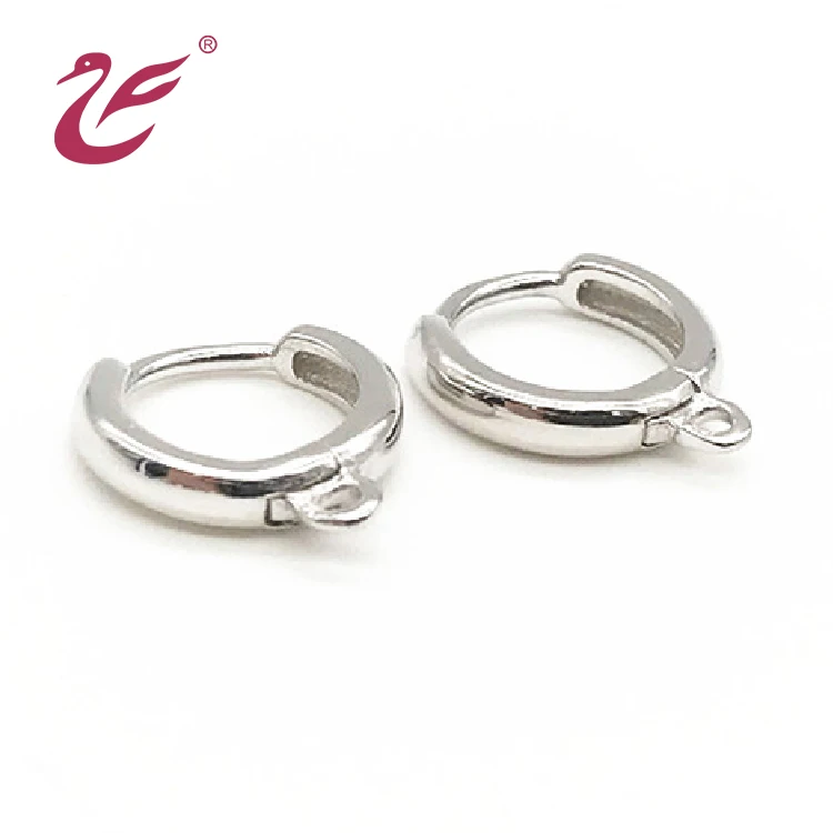 Ко Дню Святого Валентина 2021 ювелирные изделия обручальные серьги 925 серебро круглый в виде колец 