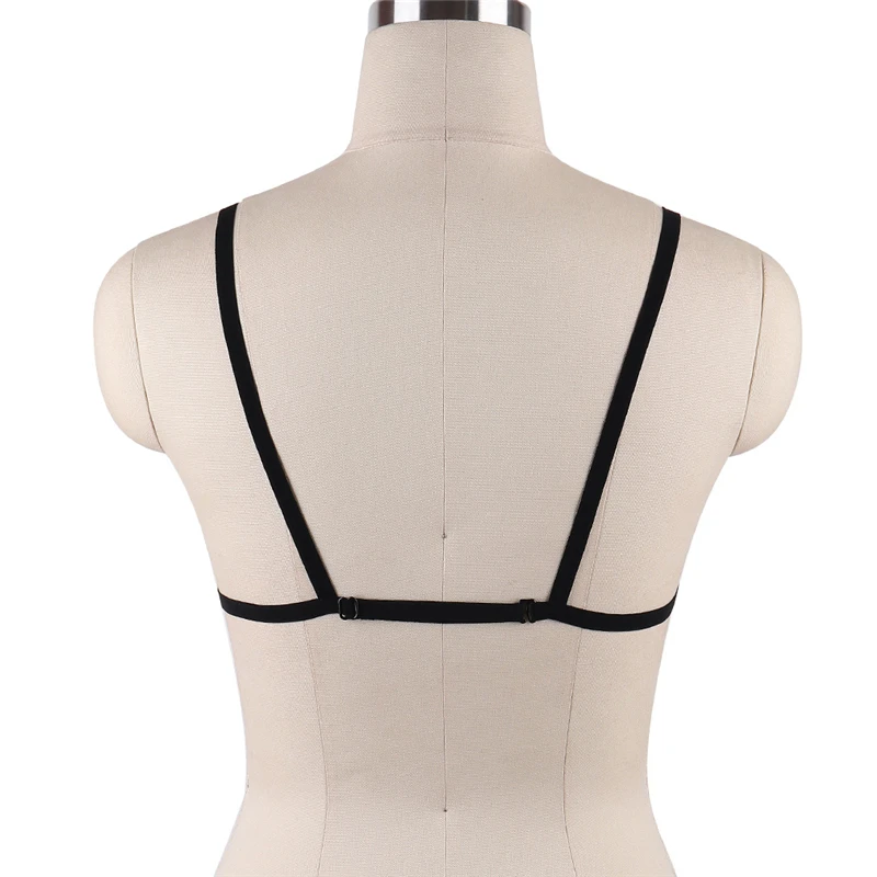 Spot Factory Wholesale Fashion Sexy  Women Sexy Fancy Erotic Lingerie Gothic Hollow Bra Harness Lingerie