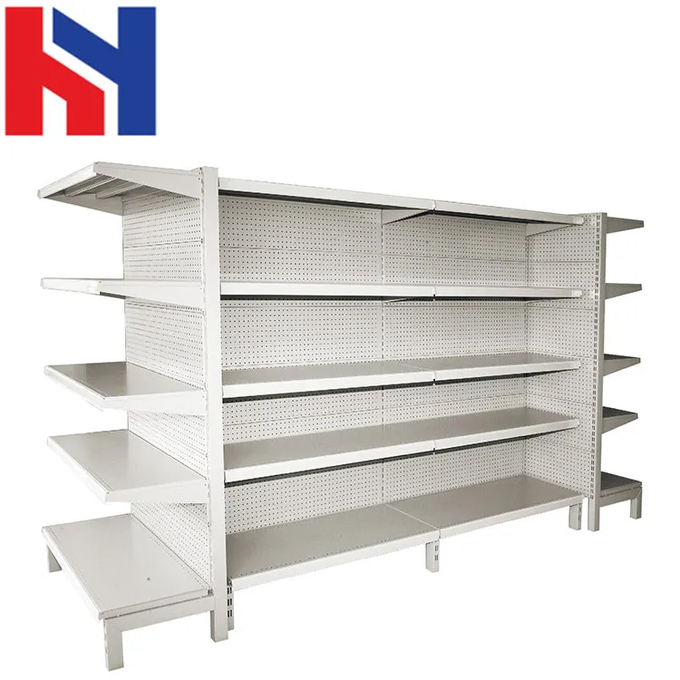 Back Net Models Convenience Store Shelves Wire Gondola Shelf
