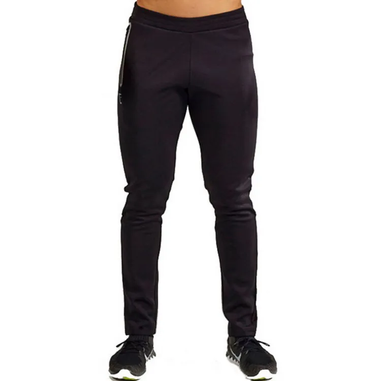 
Men sportswear Apparel reflective tape Elastic waistband Gym chino Wholesale Sweatpants premium jogger pants 