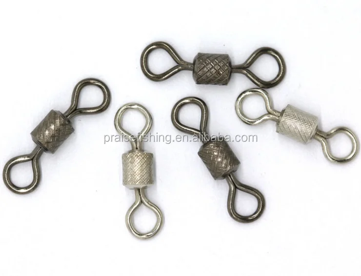 In Stock Fishing tackle FIshing Swivel Rolling swivel Fishing Hook Connector Impressed Rolling Swivel