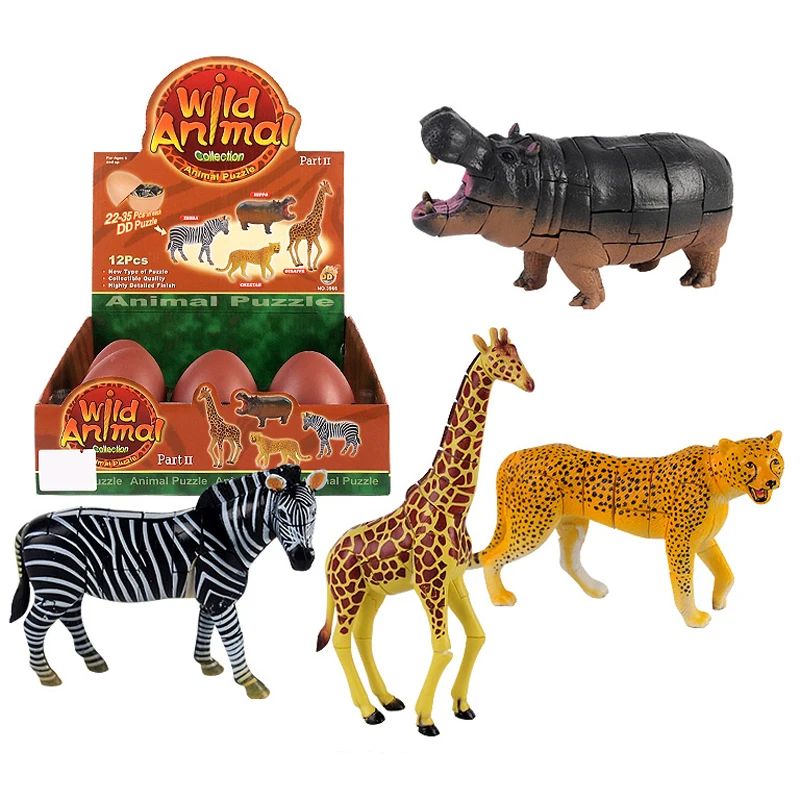 Wild Animals Toys Playing Set Artificial Wild Animals Toys For Kids