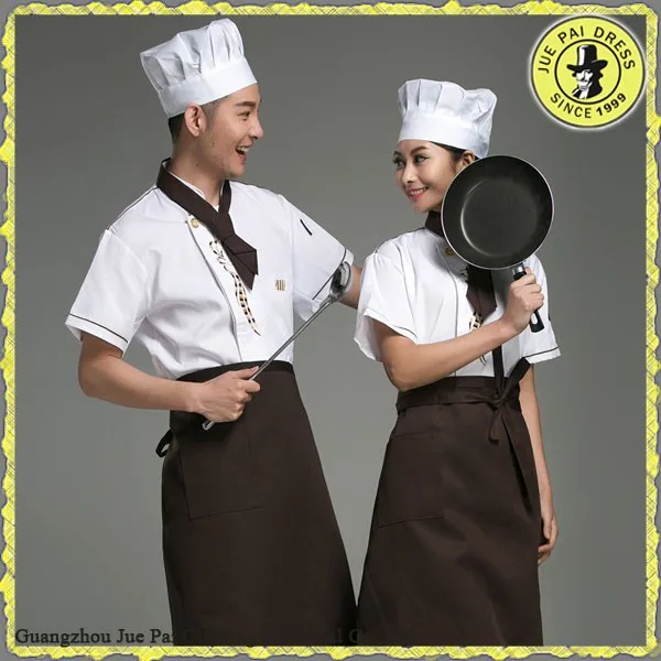 Modern Unisex Indian Restaurant Kitchen Uniforms For Chef