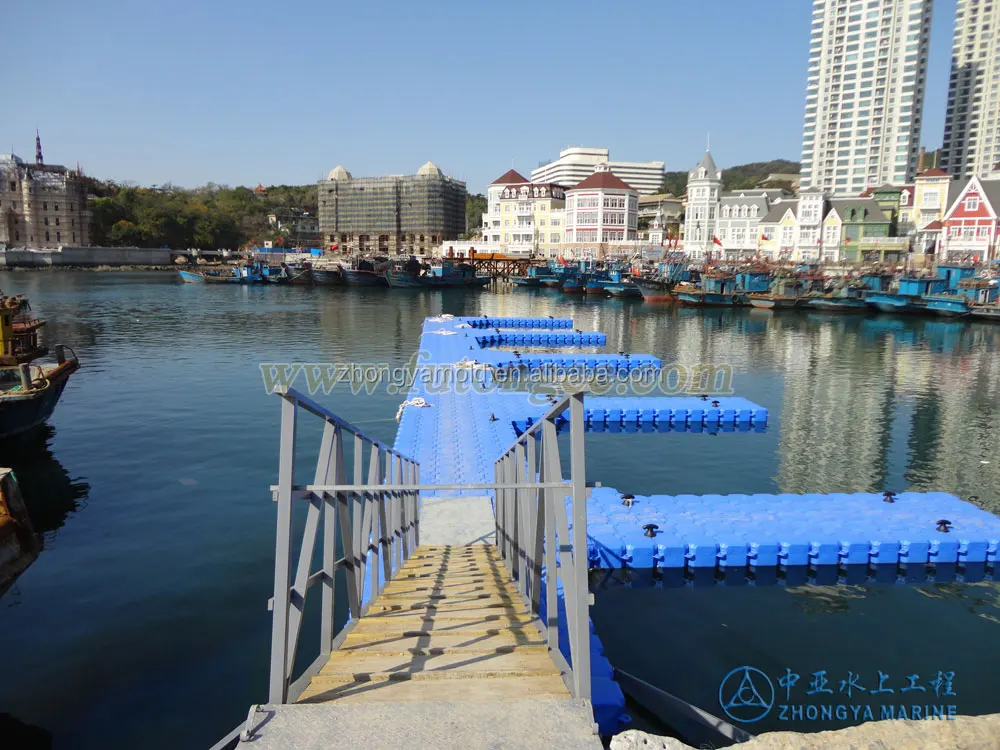 HDPE floating pontoon dock for jetski and boat