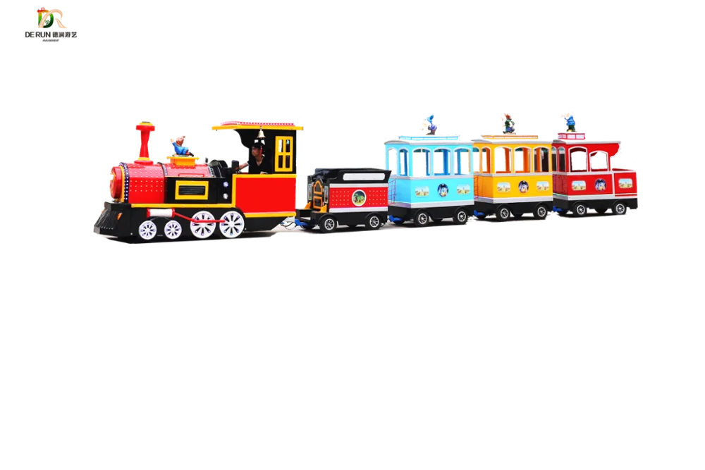 
Christmas shopping center electric train, mini trackless train for kids play 
