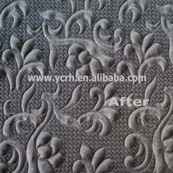 Pneumatic 3D embossing machines for textile