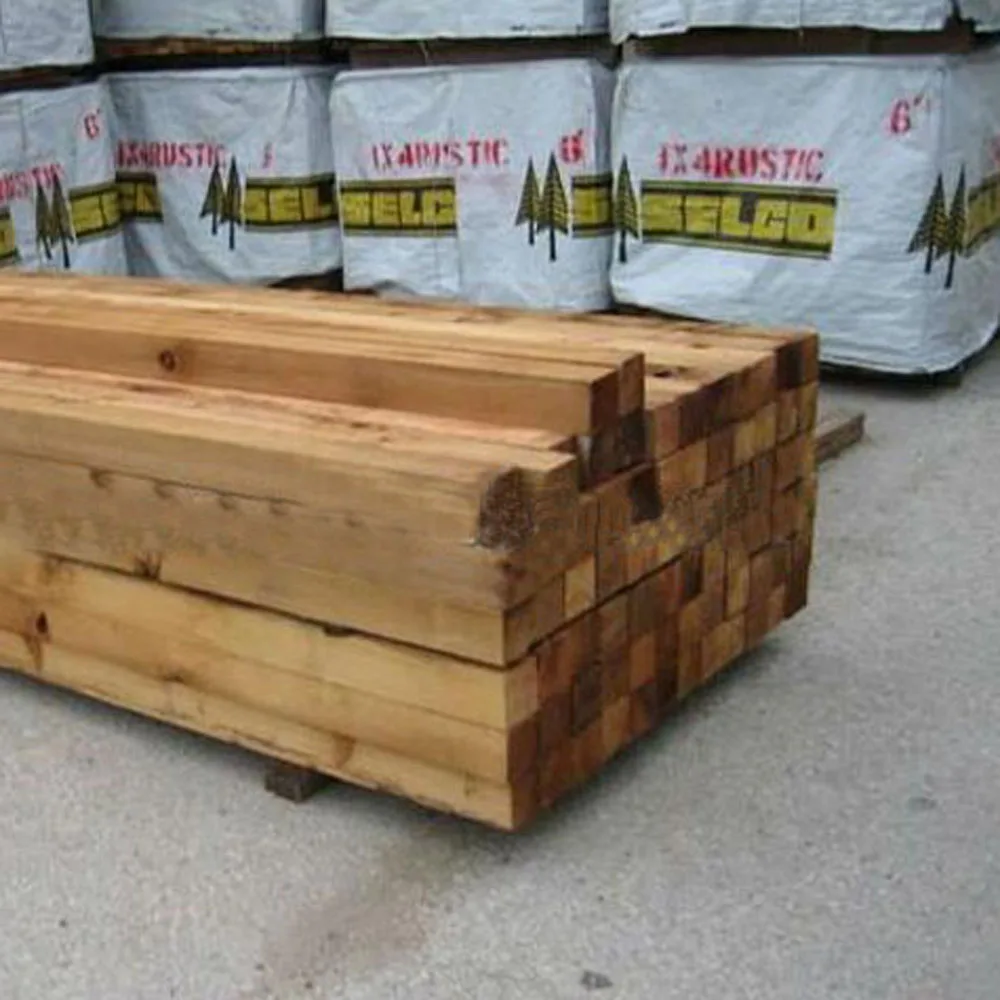 2018 New Cedar fence post sawn timber wood beam