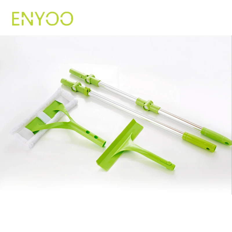 High-rise Telescoping Window Washing Tool U Grip Window Cleaner With Microfiber Cloth and Adjustable Expansion Window Scrubber
