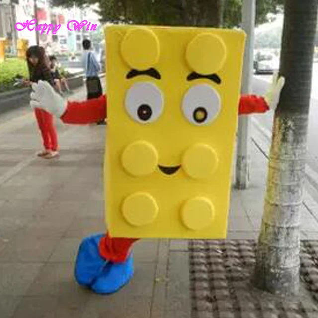 
LEGO character mascot costume customized toy brick mascot costume for kids new game costumes 
