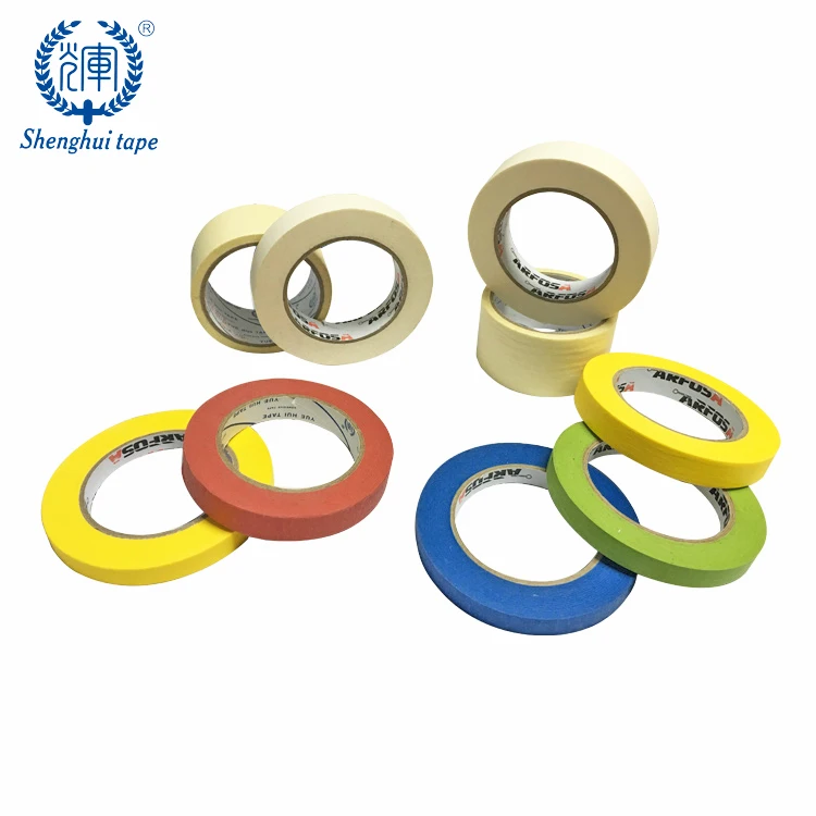 Colorful self adhesive car paper masking tape