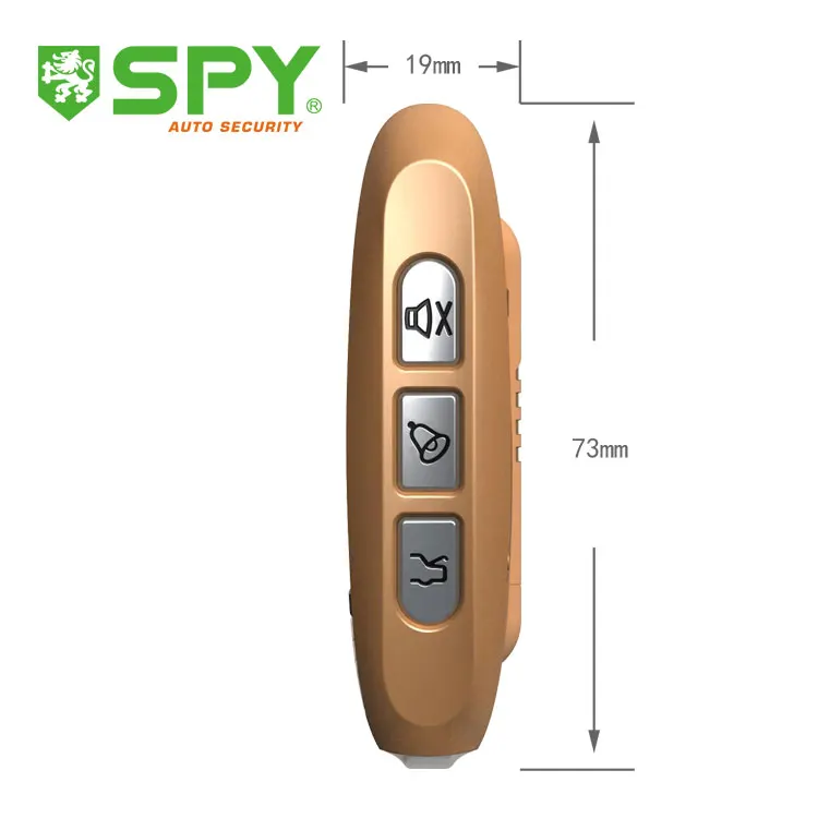 SPY LCD 2-Way vehicle security system protects your car from theft and barglury