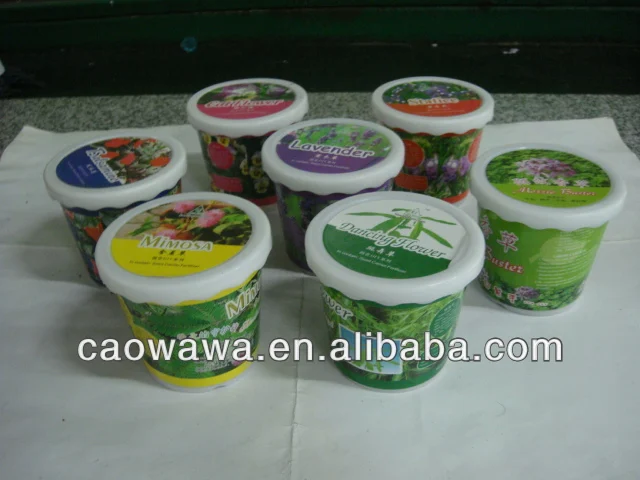 2014 мода крытый пластиковый горшок для заливки, горшок растение