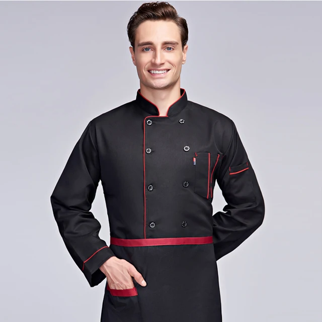 
Long sleeve kitchen chef jackets chef uniform design  (60761695782)
