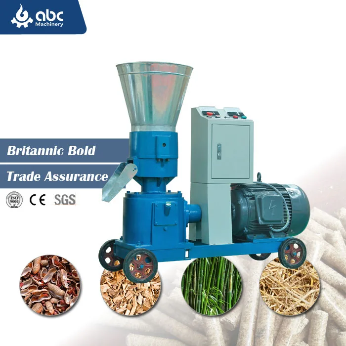 wholesale ZLSP-D 200B farmers electric powered sawdust wood pellet press