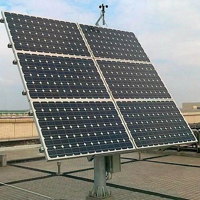 Коммерческий горячий оцинкованный кронштейн маленький двойной осевой Солнечный трекер