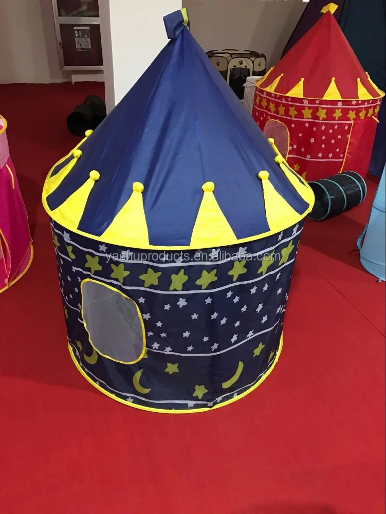 Wholesale Portable Children Tent House Girls Play Tent Fairy Princess Castle Pop Up Pink Kids Play Tent