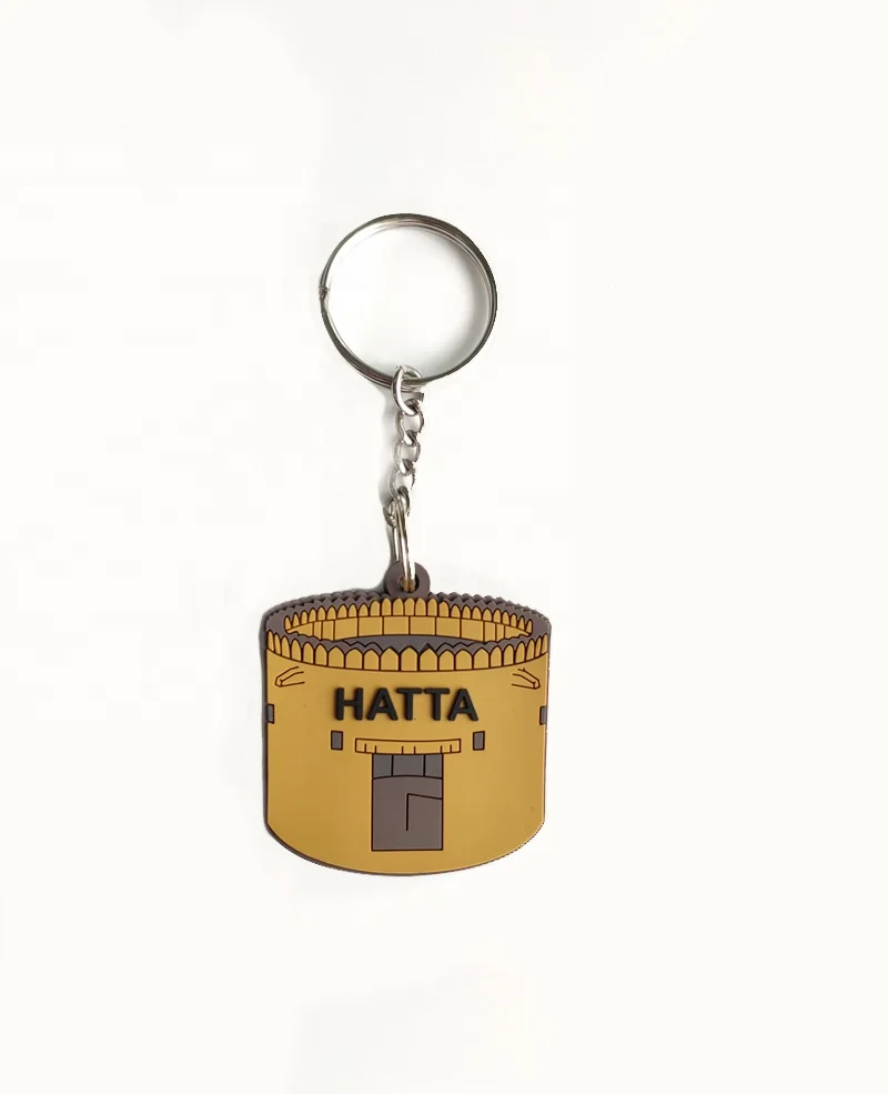 Custom High Quality Glasses Design Enamel Blue Color Keychains