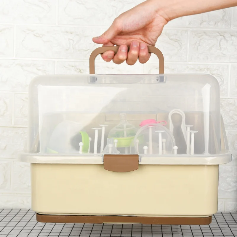 
Storage Box Feeding Plastic Baby Bottle Drying Rack 