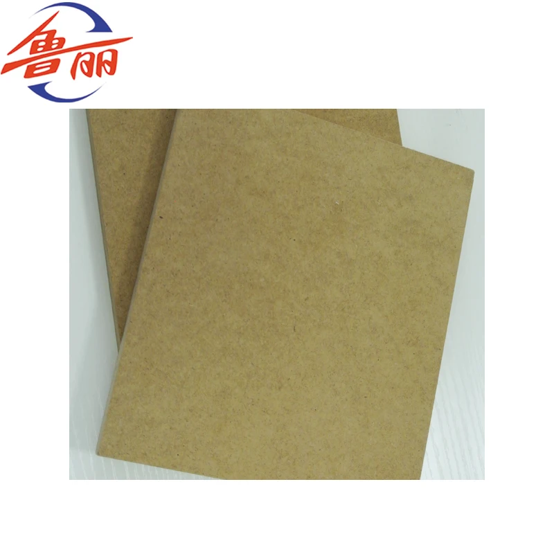 Hot selling Eco-friendly 3mm raw mdf plain mdf board from luli factory