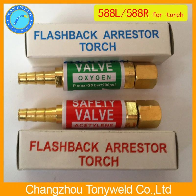 welding torch safety valve Flashback arrestor 588L 588R