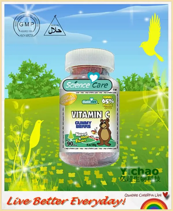 Желатин Gummy Bear Конфеты с витамином С