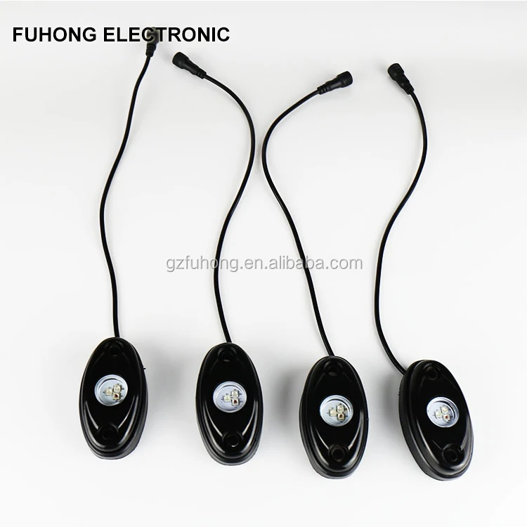4 Pods 9W App Control Mini Led Rgbw Lamp SUV Automotive Decoration Led Light Chassis Rock Light