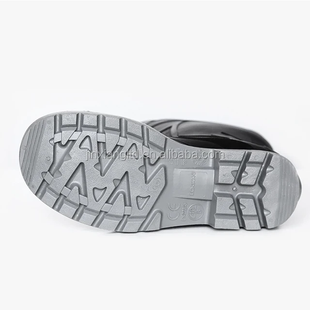 steel toe safety boots PVC Wellington rain boots JX-988