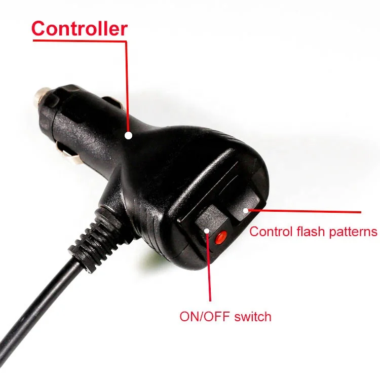 11 inch white red blue amber magnetic emergency strobe mini LED lightbar