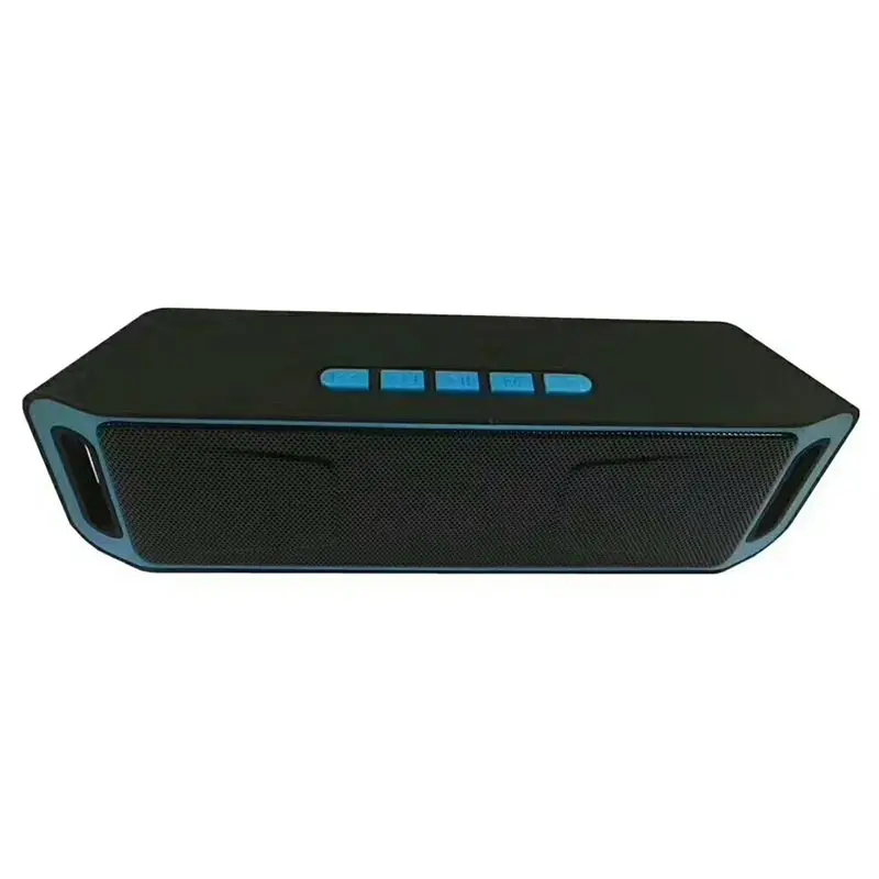 
Double horn subwoofer portable sound bar wireless blue tooth speaker 