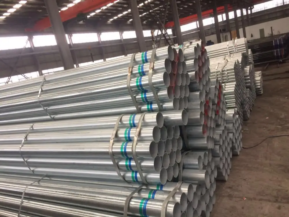 Astm a500 оцинкованная стальная труба легкий вес