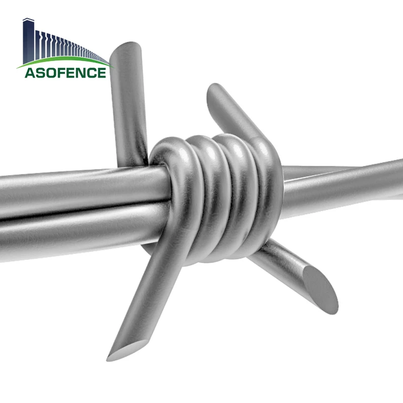 Galvanized Traditional Twist 400M 500M 50Kg Per Roll Double Strand Barbed Wire Price