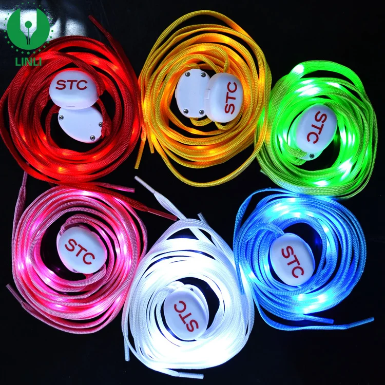 
Wholesale Flashing Shole Laces Multi-Color Led Shoelace For Sneakers 