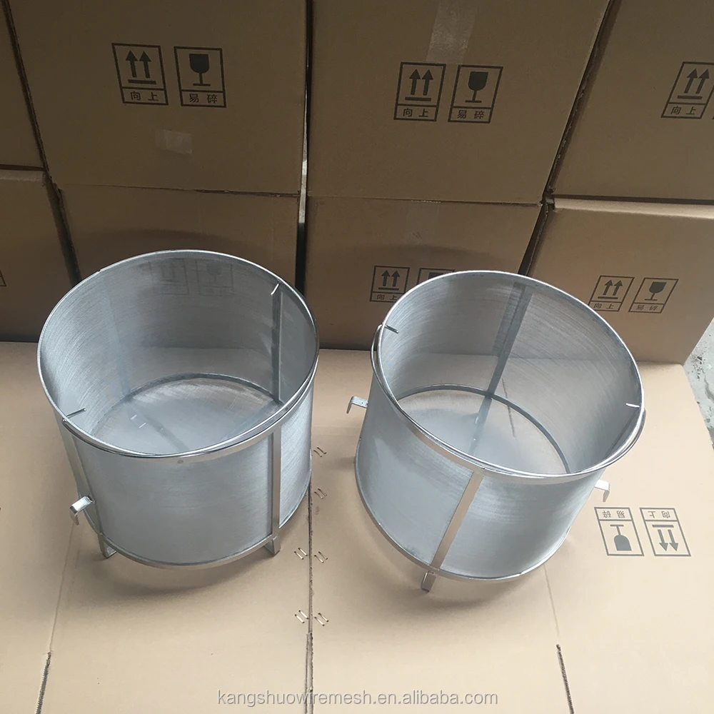 304 Stainless Steel Beer strainer Bucket Filter wire mesh