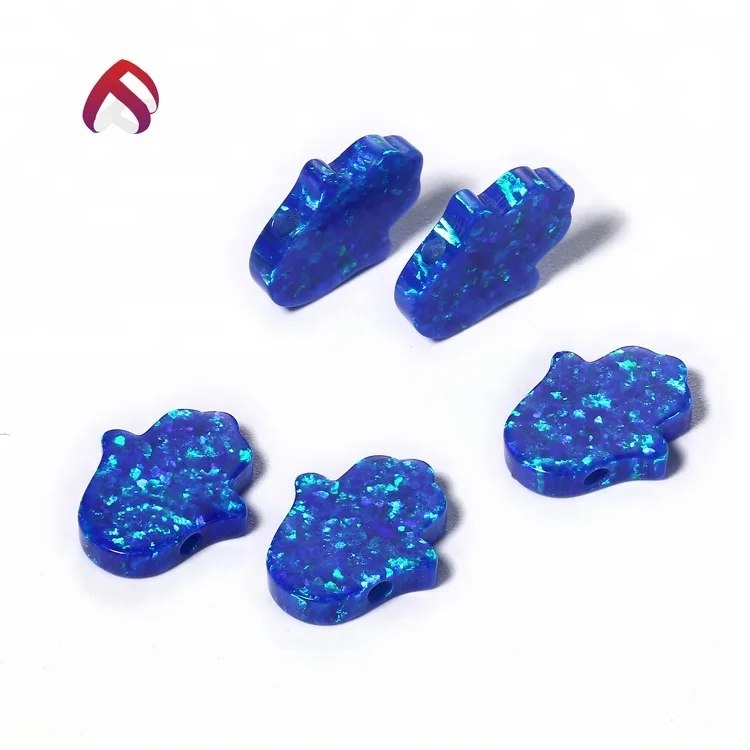Best selling 7x11mm moon shape kyocera synthetic opal loose charms for buyers