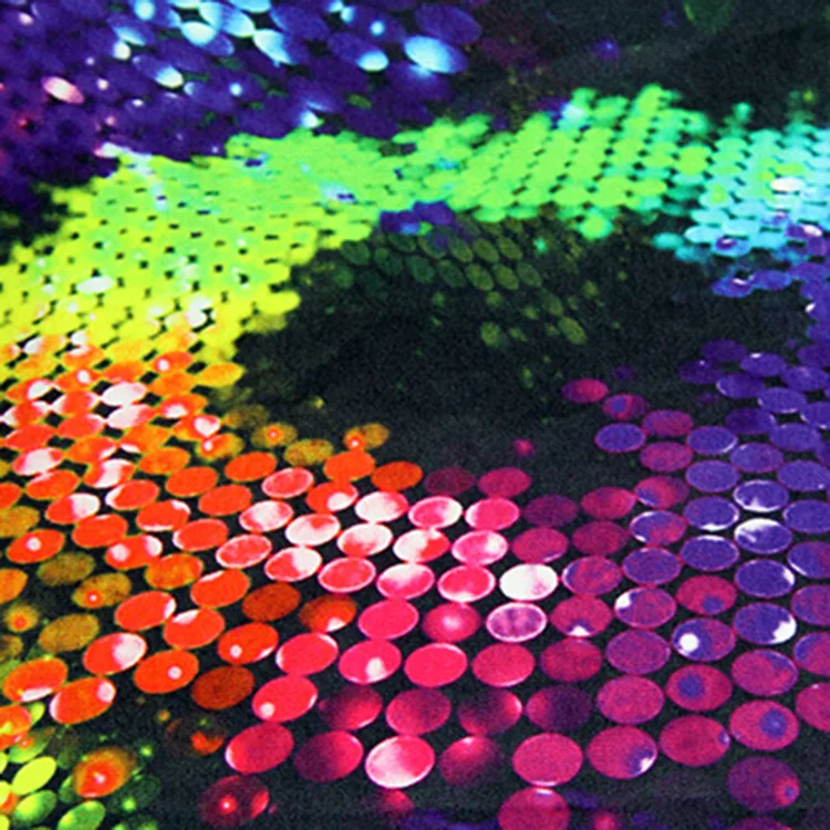 Factory Price Organic Recycled Cotton Nature Print Fabric baumwolle stoff