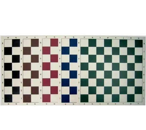 Виниловая шахматная доска и шахматный коврик