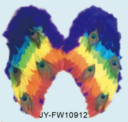 Dark Blue Large Angel Feather Wings