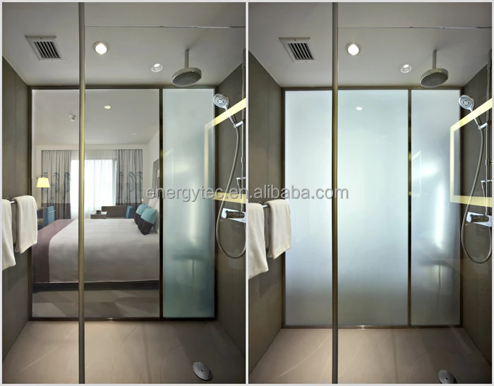 
self adhesive to any new or existing smooth glass surface Easily control smart switchable film 