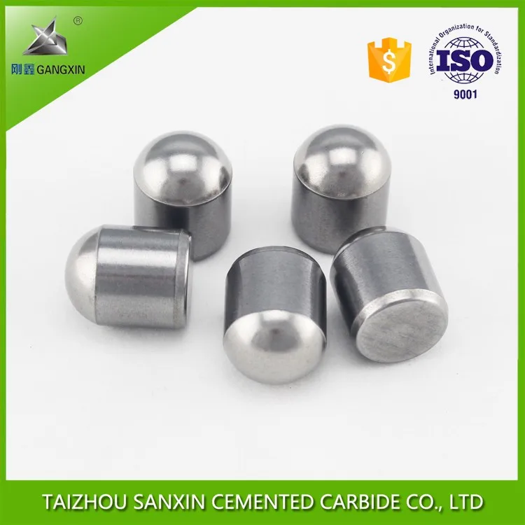 factory supply tungsten carbide carbide drilling buttons bits for rock/oil drilling, solid carbide mining buttons sanxin