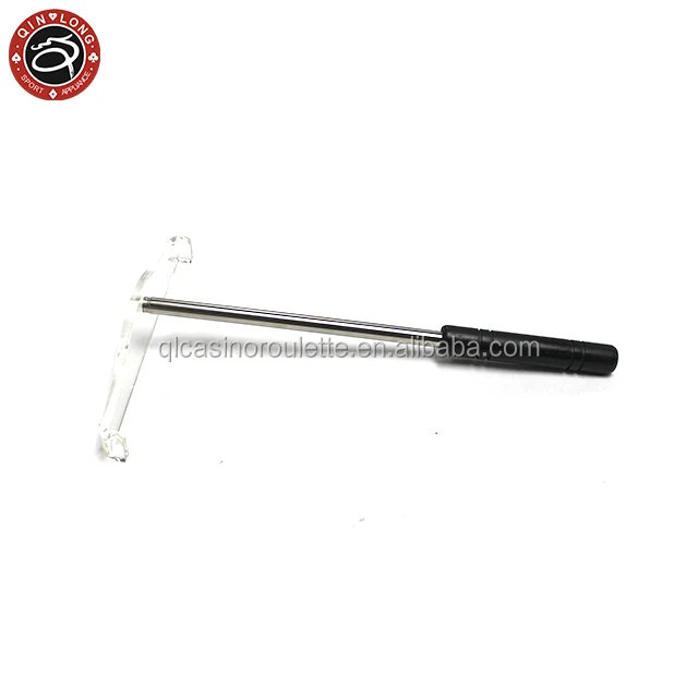 Roulette Chip Rake Poker Dis Sticks Accessories Baccarat Texas Poker Gambling Products Clay Iron ABS Brass bingo balls Customize