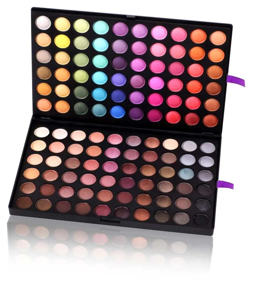 
Wholesale private label 120 Color Eyeshadow Palette Natural Nude and Neon Combination OEM Cosmetics Makeup Palette 