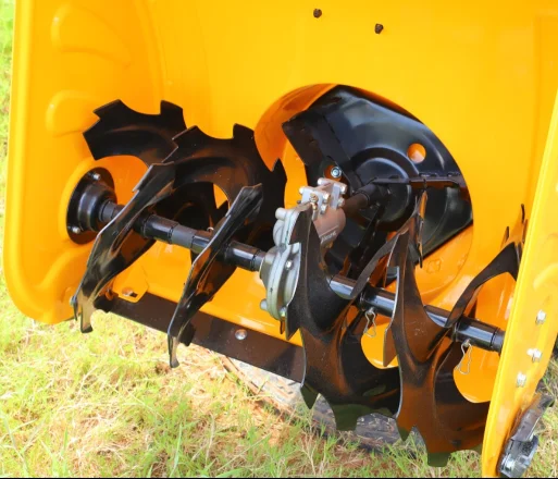 22 Inch 6.5hp electrical and recoil start with LED lamp gasoline engine powered Snow Blower for residential use