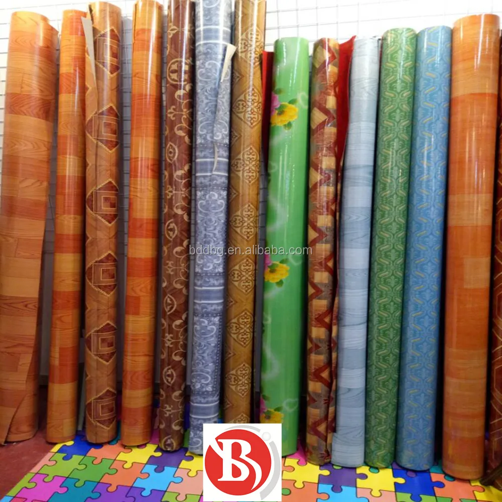 pvc carpet wood plank vinyl/pvc floor mat/roll pvc floor covering