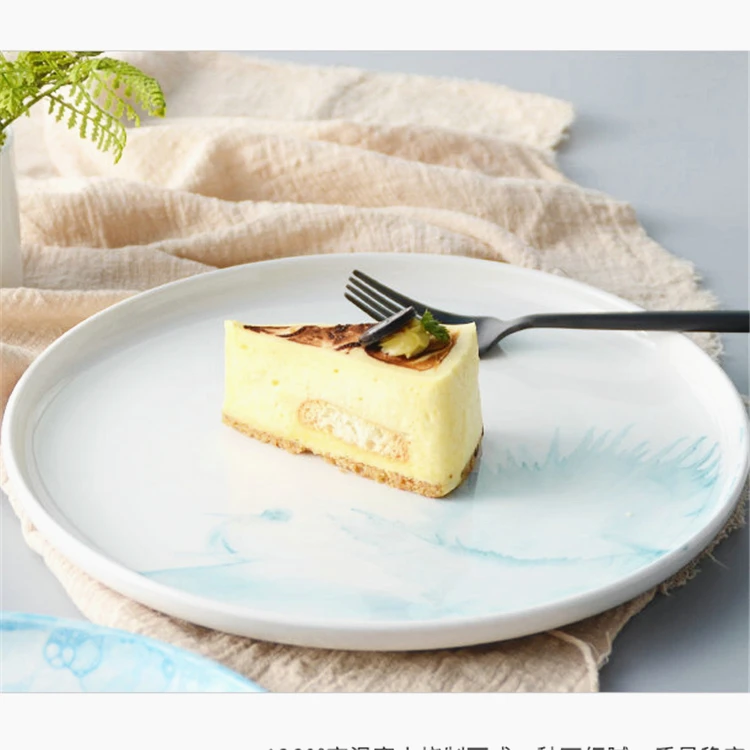 
porcelain dish platter custom pad printing ceramic plate for sale 