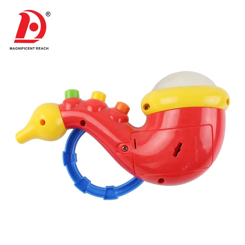 HUADA 2019 Interesting Learning Education Kids Cartoon Musical Toys Instrument Saxophone Toy