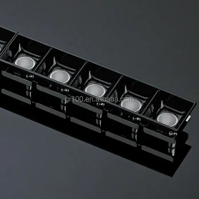 High quality low price square led reflectors for led downlight with cob led holder