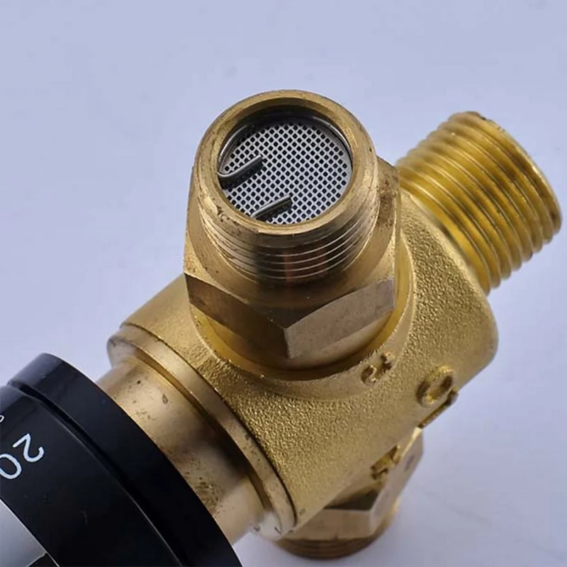 
Wholesale and Retail Thermostatic Mixer Valve Bathroom Kitchen Faucet Mixer Valve Water Temperature Control Valve 1/2