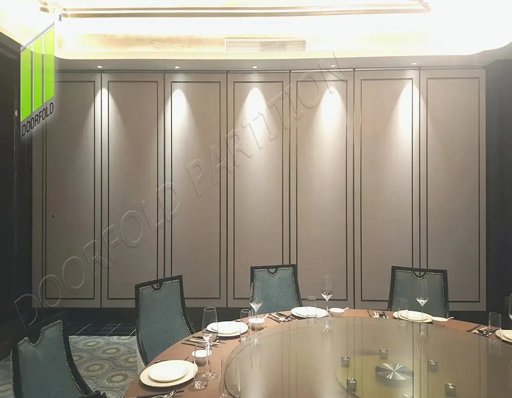 folding door partition for restaurant room partition Sliding folding doors partition interior room divider for hotel restaurant