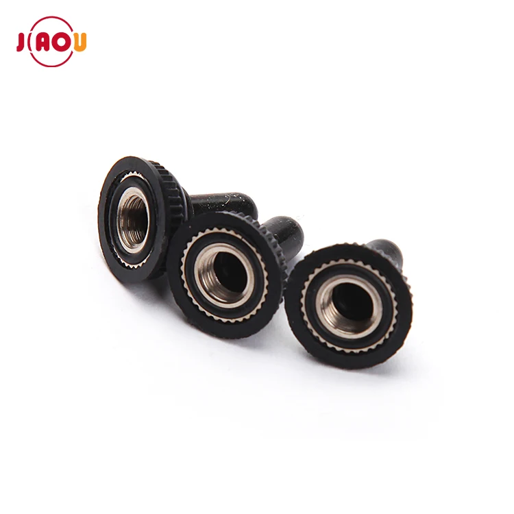 WPC-05 JIAOU  12mm Black Toggle Switch Waterproof  Rubber Resistance Cover/Dust Boot Tarpaulin